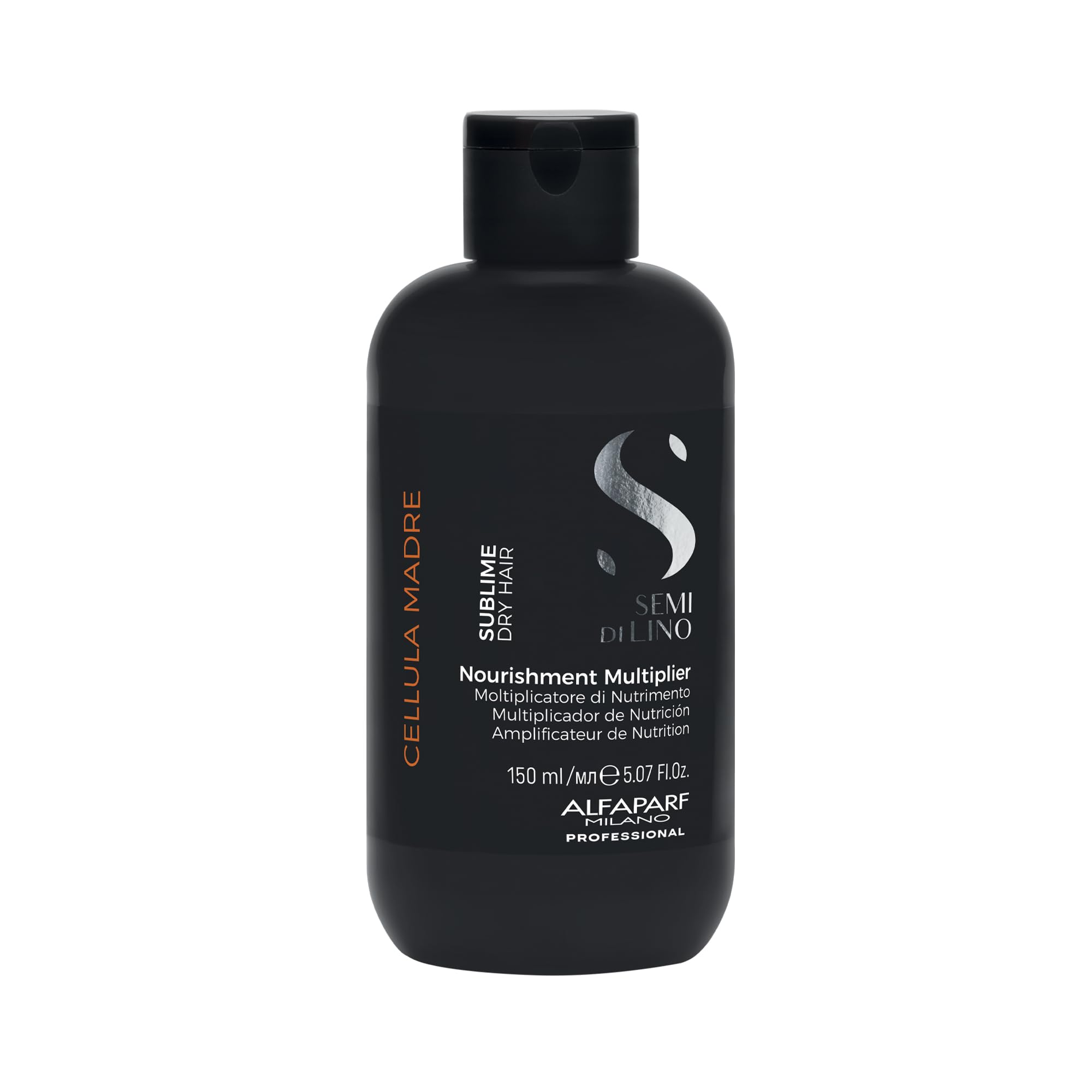 Alfaparf MilanoSemi di Lino Sublime Cellula Madre Nourishing Multiplier for Dry Hair - Nourishes Hair Without Weighing It Down - Protects Color - Adds Shine (5.07 fl. oz.)