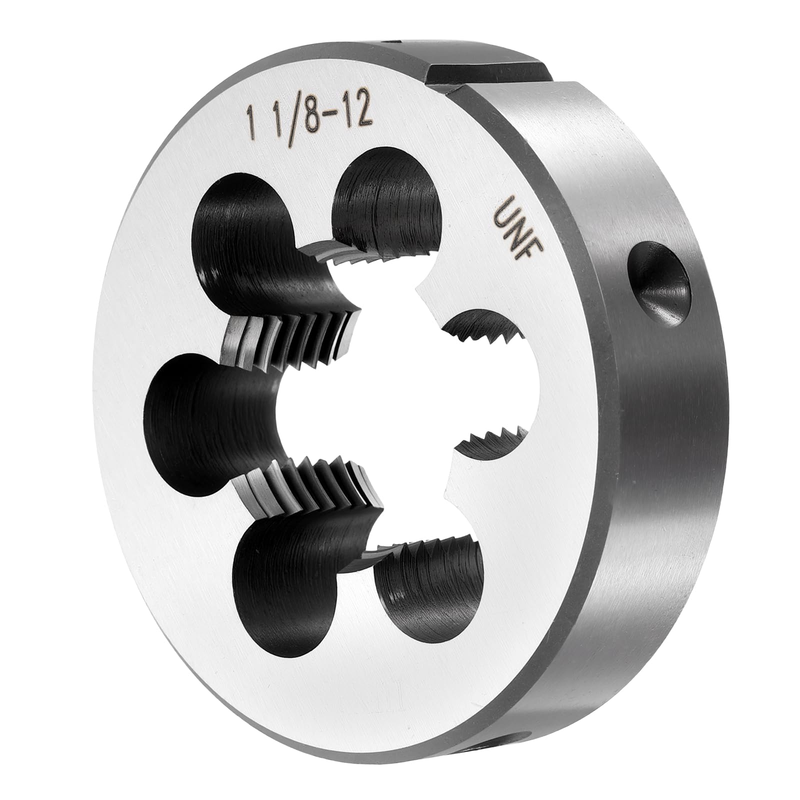 PATIKIL Round Threading Die 1-1/8"-12 UNF Alloy Steel Non-Adjustable