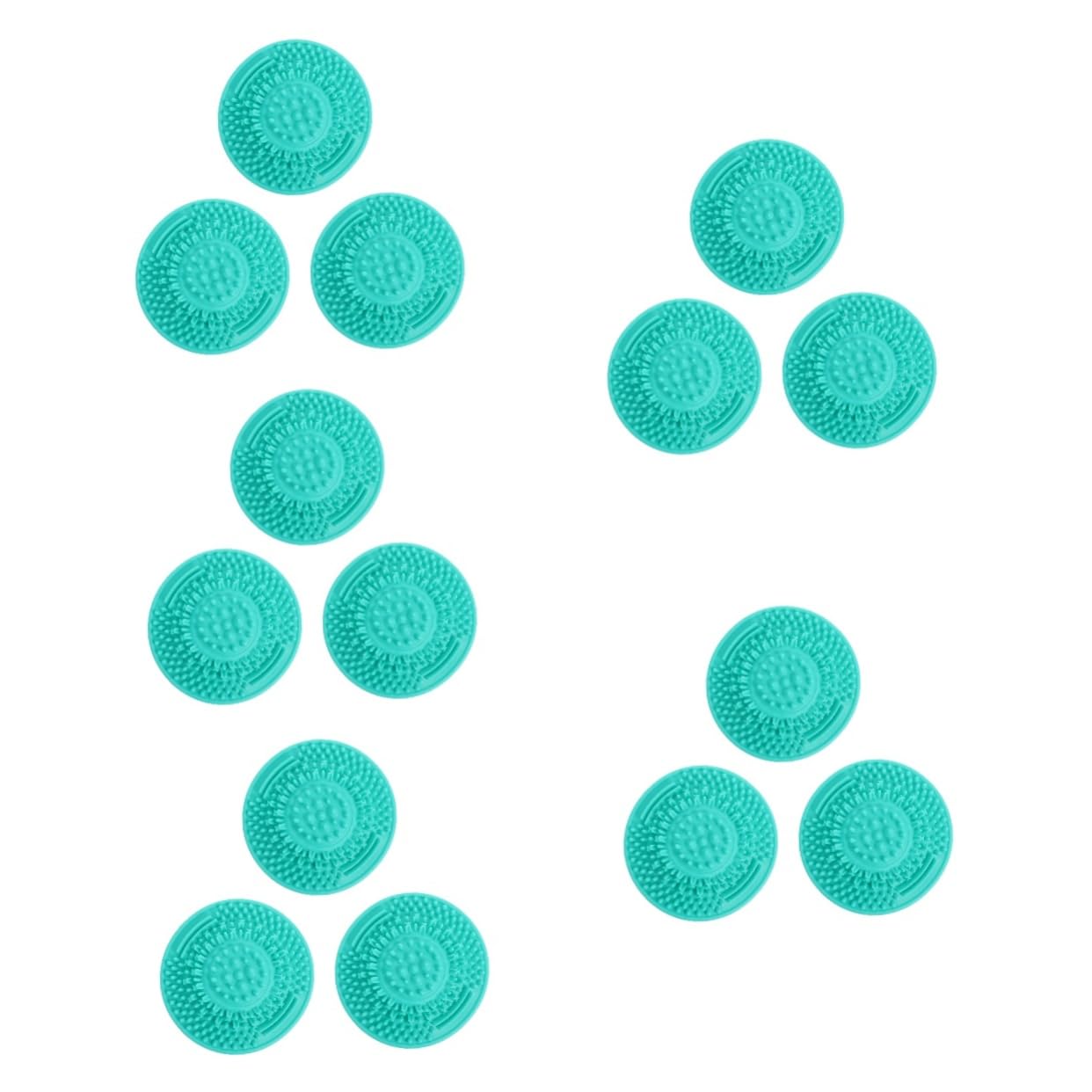 ABOOFAN 15 Pezzi Tazza Di Pennelli Per Trucco Detergente Per Pennelli Cosmetici Strumenti Viola Strumento Di Pulizia Spazzola Portatile Pulizia Di Bellezza Detergente Per Pennelli Per