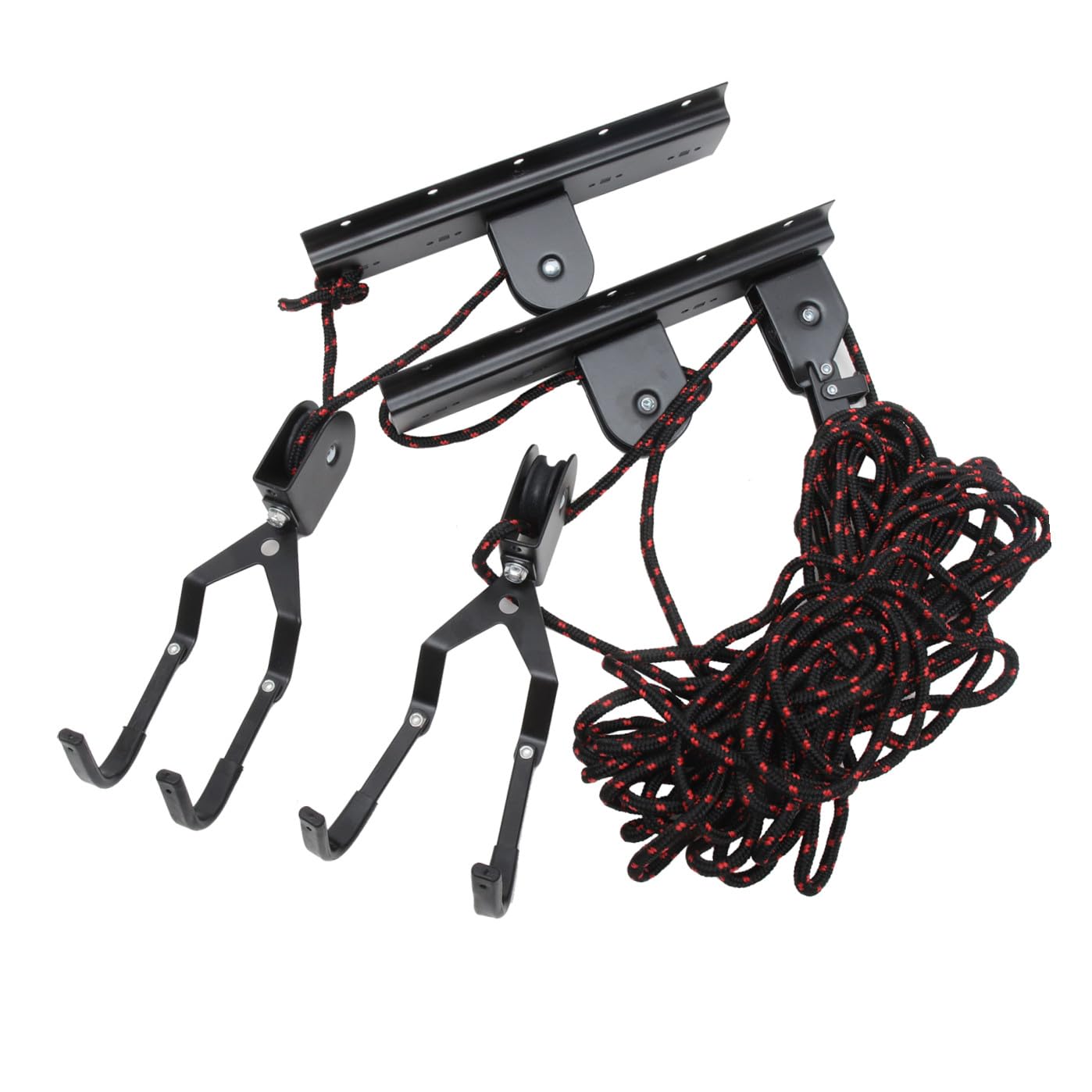 Healeved Soporte Bicicleta Pared de Entusiastas del Ciclismo Color Aleatorio Negro de Acero y Abs Ligero con Superficie Lisa para Colgar Bicicletas en Garaje Interior