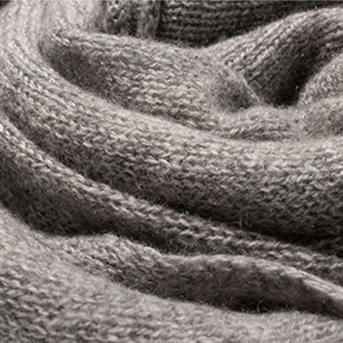 Bufanda de cachemir puro, chales de invierno grandes, suaves y cálidos, de color liso para mujer