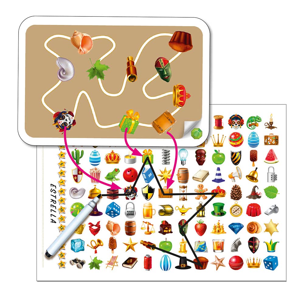 Mercurio Jeu de logique de Connexion - Casse-tête - 1 joueur - Âge 3+