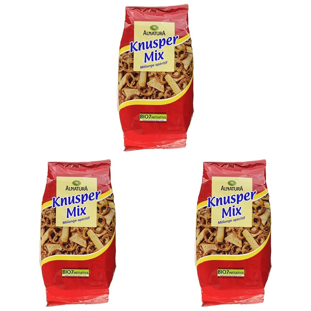 Alnatura Bio Knuspermix, 250g (Packung mit 3)