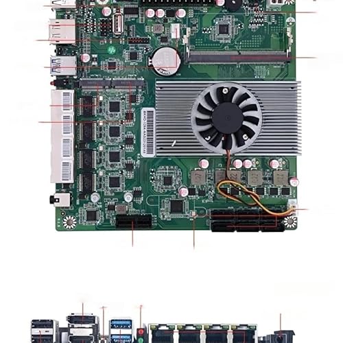 NAS�}�U�[�{�[�hN100:6�x�C�\��(6 x SATA3.0�A2 x M.2 NVMe�A4 x 2.5G �C�[�T�l�b�g�A1 x PCIe x1�A1 x DDR5)�A��d�̓t�@�C�A�E�H�[��ITX�}�U�[�{�[�h(RAM�Ȃ��A�X�g���[�W�Ȃ�)�B