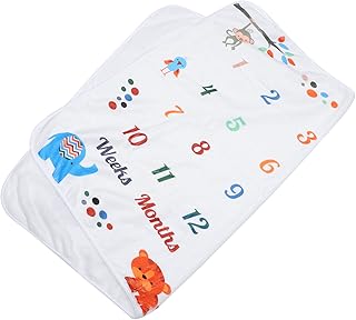 GLEAVI 1Pc Cobertor De Marcos Cobertor De Flanela Cobertores De Panos Cobertores De Bebê Envoltório De Bebê Cobertor De Panos De Bebê Cobertores De Mês Recém-Nascido Cobertor De Bebê De