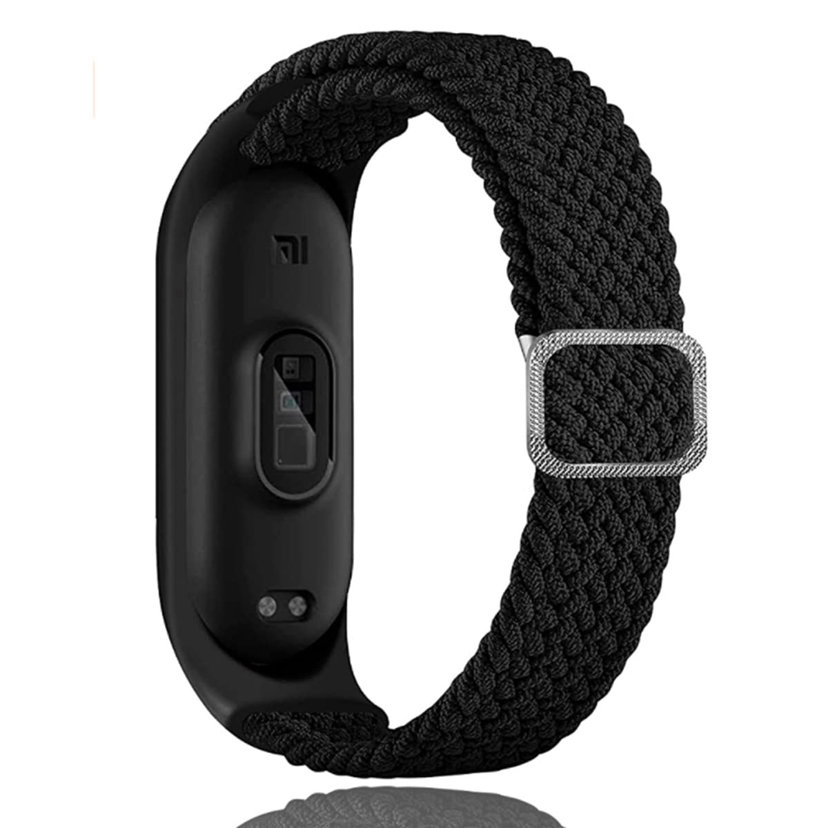 Correa de reloj de nailon para Mi Band 7/6/5/4/3 pulsera de tela elástica trenzada de nailon suave pulseras deportivas elasticidad correa de reloj expandible transpirable para Mi Band 7/6/5/4/3 — view 17
