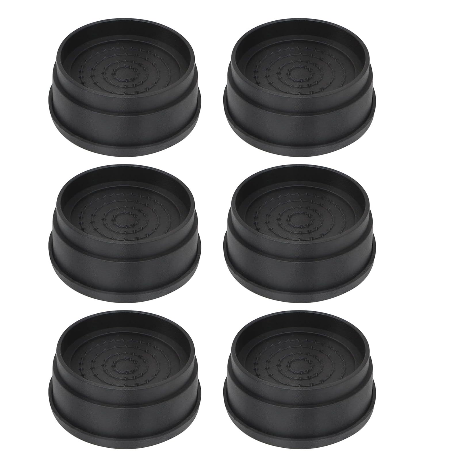6Pcs Bed Lifters Adjustable Bed Furniture Risers Enhancement Block Heavy Duty Lifts Risers for Sofa, Table Height Enhancement Block Rubber Feet