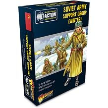 Warlord Bolt Action Soviet Army Support Group Winter Figures 156 WWII Military Wargaming Plastic Model Kit 402214005