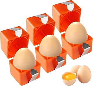 2026 New Egg Shell Opener, Multifunctional Handheld Egg Cracker Tool for Raw and Hard Boiled Eggs - Easy Shell Breaker & Peeler Remover, Stainless Steel Kitchen Gadget for Effortless Cutting (3PCS)