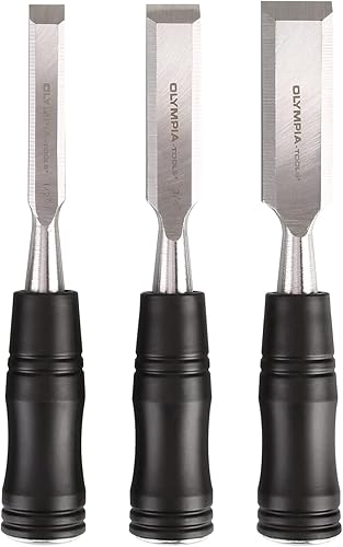 Olympia Tools Cinceles de madera, juego de 3, 30-191, 3 piezas