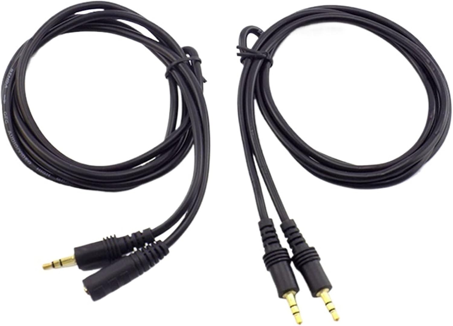1pc 1.5/3/5/10M DC 3.5mm Stereo Audio Male Jack to Male to Female Extension Cable Cord(3m Male to Female)
