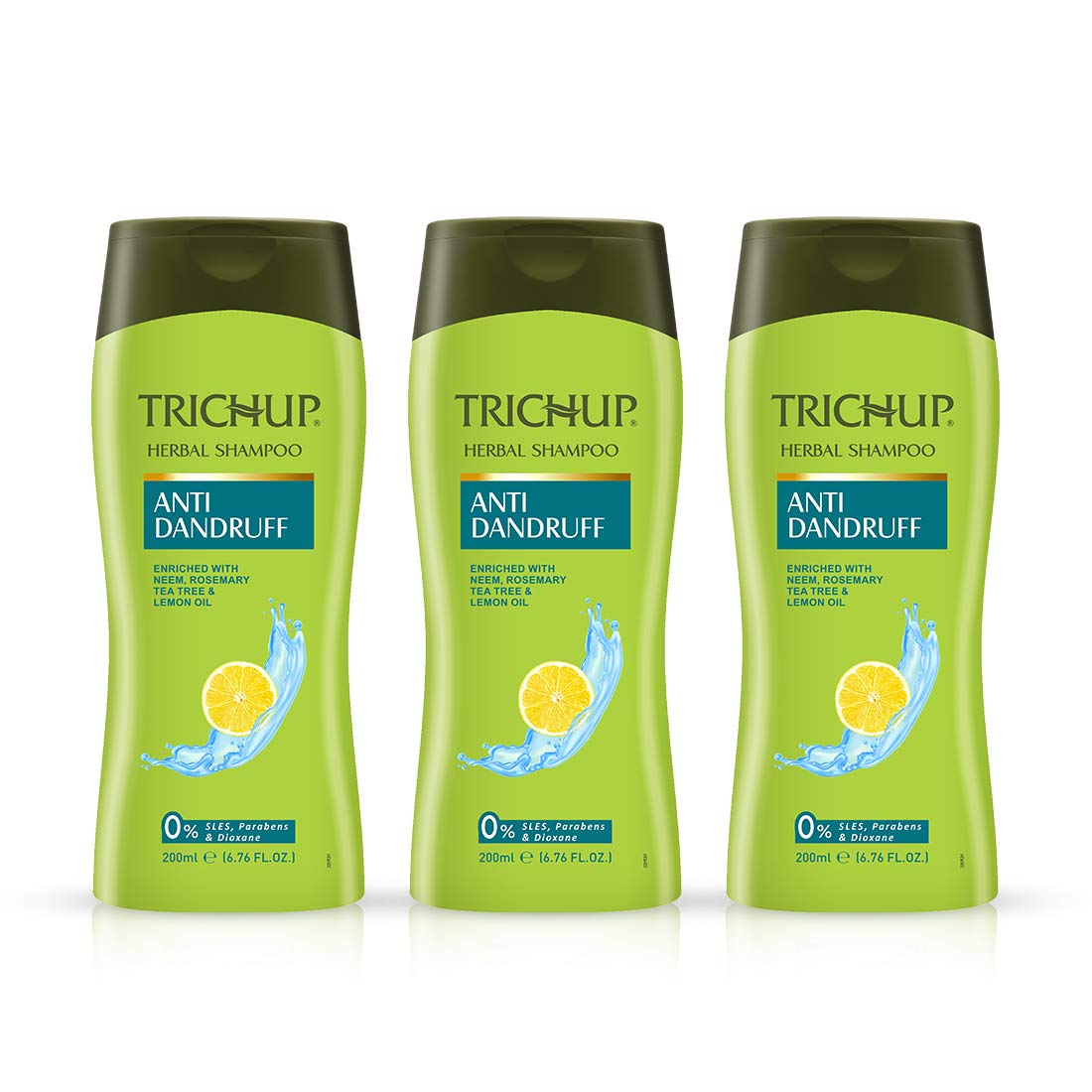 Trichup Anti Dandruff Shampoo, 200ml (Pack of 3)