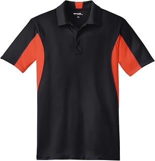 Men's Side Blocked Micropique Sport Wick Polo