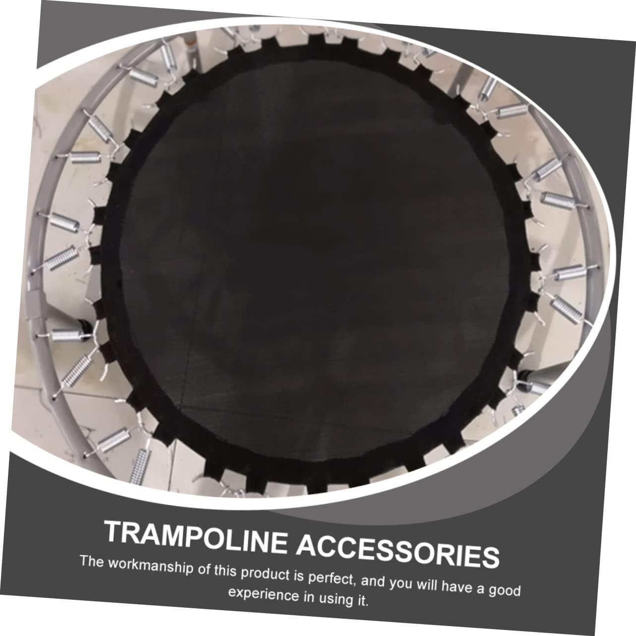 Toyvian 10pcs Galvanized Steel Trampoline Springs Sturdy Tension Springs for Outdoor Use Compatible Trampoline Mats for Jumping Safety and Stability