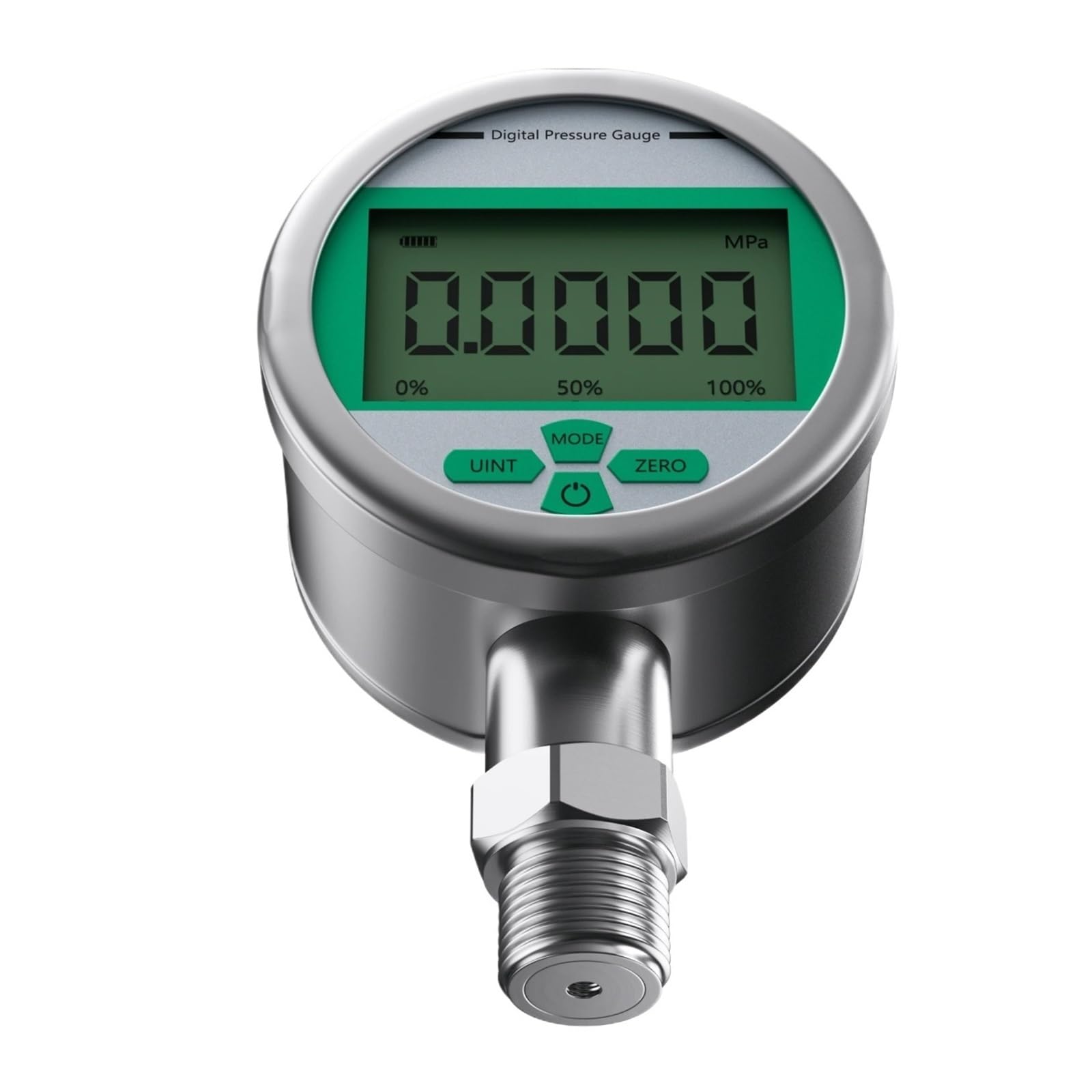 Manometer G1/2, 0–600 bar Luft, Flüssigkeit, Öl, Wasser, digitales Druckmanometer, Manometer(0-10bar)