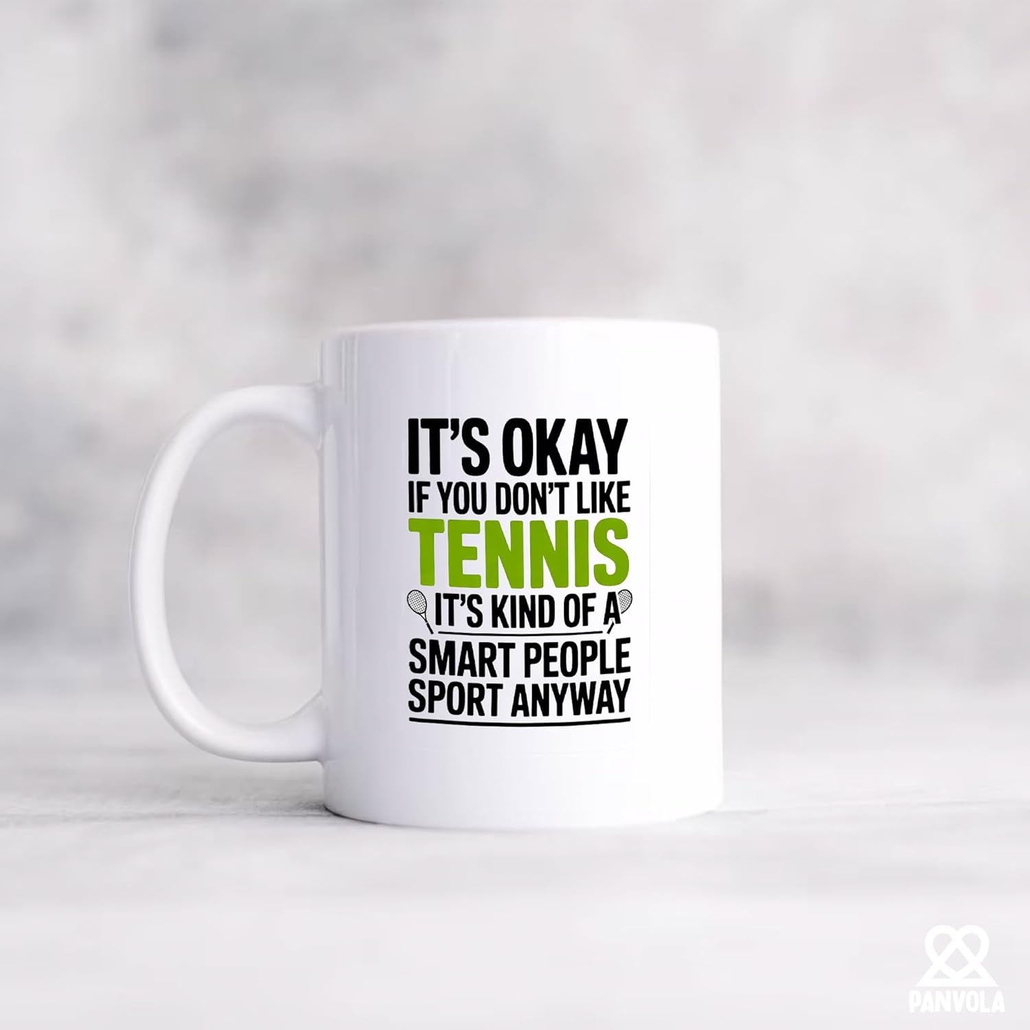Panvola It's Ok If You Don't Like Tennis Gifts For Men Women Tennis Player Coach Gifts Sports Player Novelty Drinkware Ceramic Mug 11 oz White - Image 5