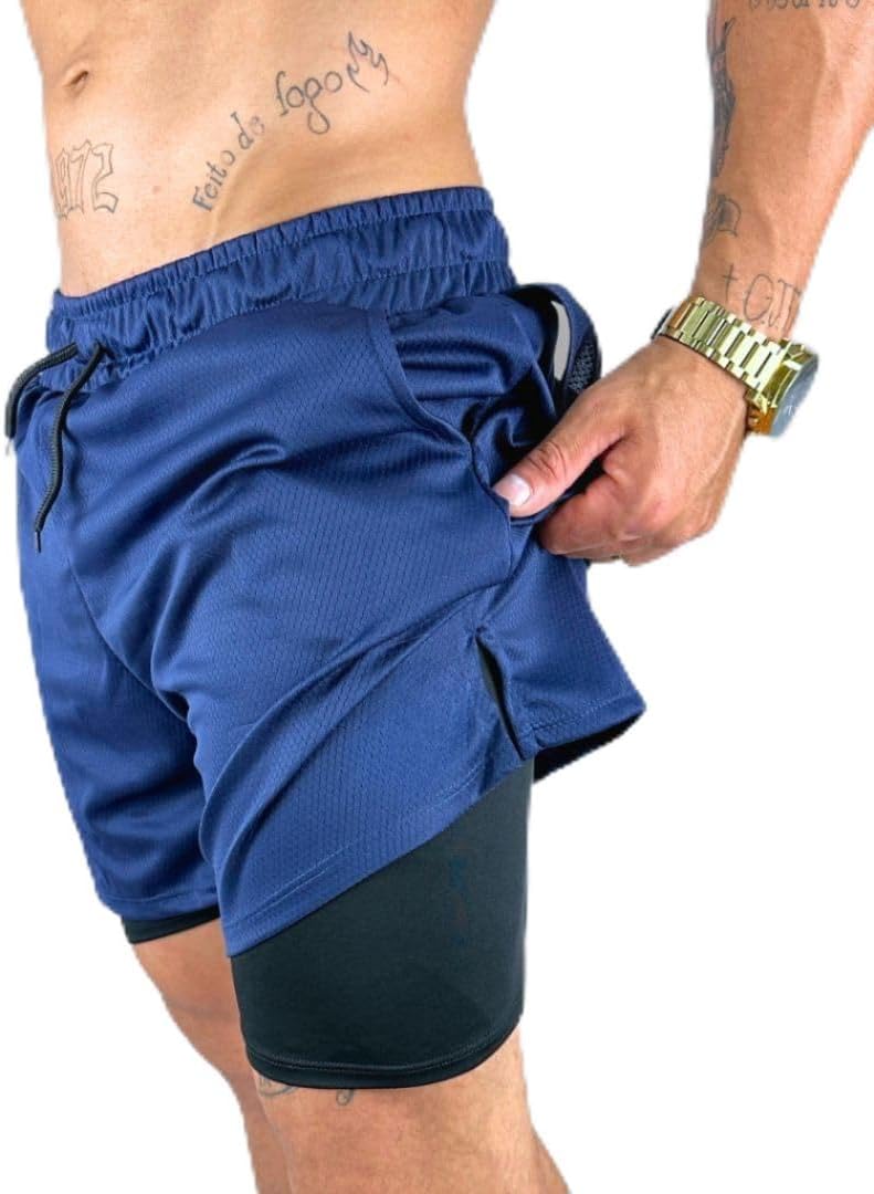Shorts Masculino 2 em 1 Dryfit para Treino Corrida Academia Forrado em promoção! Veja a oferta e mais achadinhos de Shorts & Bermudas Hoje é o melhor dia para comprar Shorts Masculino 2 em 1 Dryfit para Treino Corrida Academia Forrado com aquele preço maroto! Promoção! Aproveite a oferta!