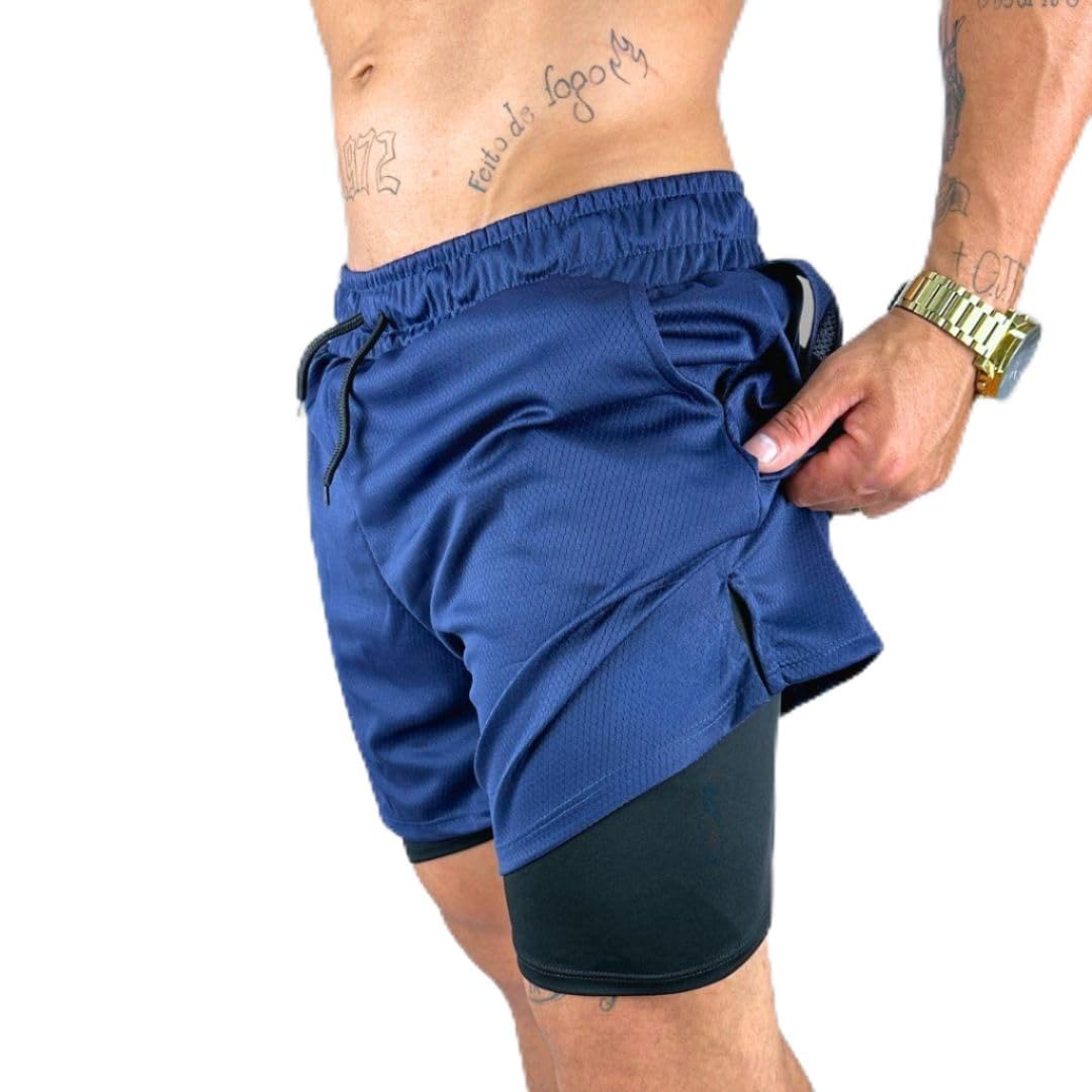Shorts Masculino 2 em 1 Dryfit para Treino Corrida Academia Forrado em promoção! Veja a oferta e mais achadinhos de Shorts & Bermudas 2 Hoje é o melhor dia para comprar Shorts Masculino 2 em 1 Dryfit para Treino Corrida Academia Forrado com aquele preço maroto! Promoção! Aproveite a oferta! 2