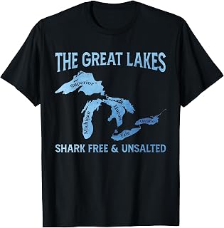 The Great Lakes Shark Free & Unsalted Michigan T-Shirt