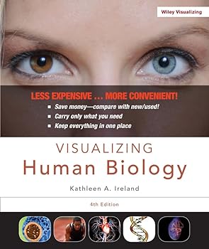 Loose Leaf Visualizing Human Biology 4e Binder Ready Version + WileyPLUS Registration Card Book
