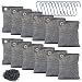 wyewye Bamboo Charcoal Bag 14 Pack (4X500G,6X75G,4 S Hooks) Activated Charcoal Bags Charcoal Nature air freshener Charcoal dehumidifier Car Air Purifier Closet Freshener Home Air Freshener