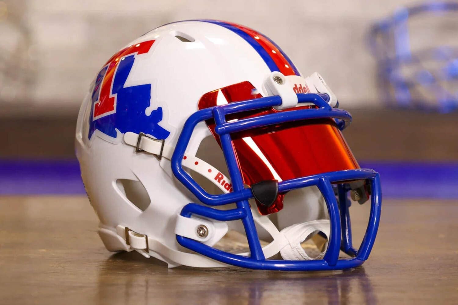 Louisiana Tech Collectible Speed Mini Helmet - GG Special Edition - with Free USA Flag Decal - Perfect for Sports Fans and Collectors - Green Gridiron