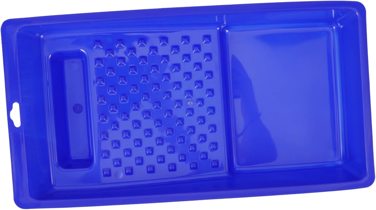 KALLORY 5pcs Plastic Paint Roller Tray Ergonomic Paint Mixing Tray for Projects and Professionals and Crafting Use