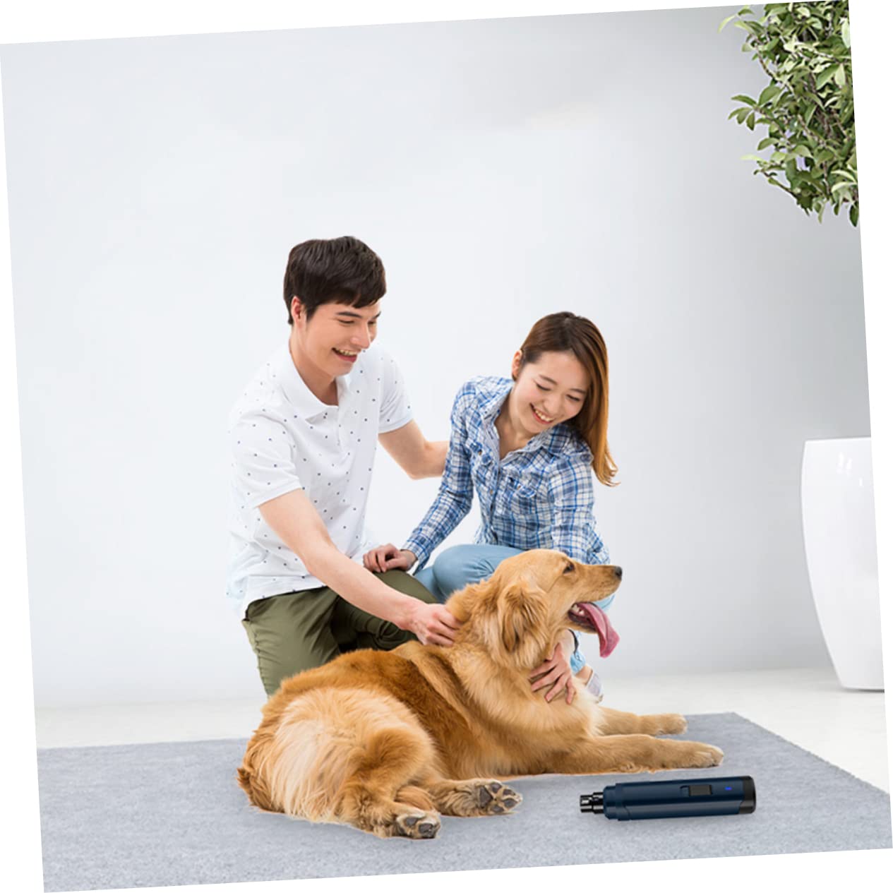 Toddmomy Recortador De Uñas Eléctrico para Mascotas Pulidor De Uñas para Patas De Perro Recargable Motor Silencioso Material Abs Fácil De Manejar para El Cuidado De Mascotas