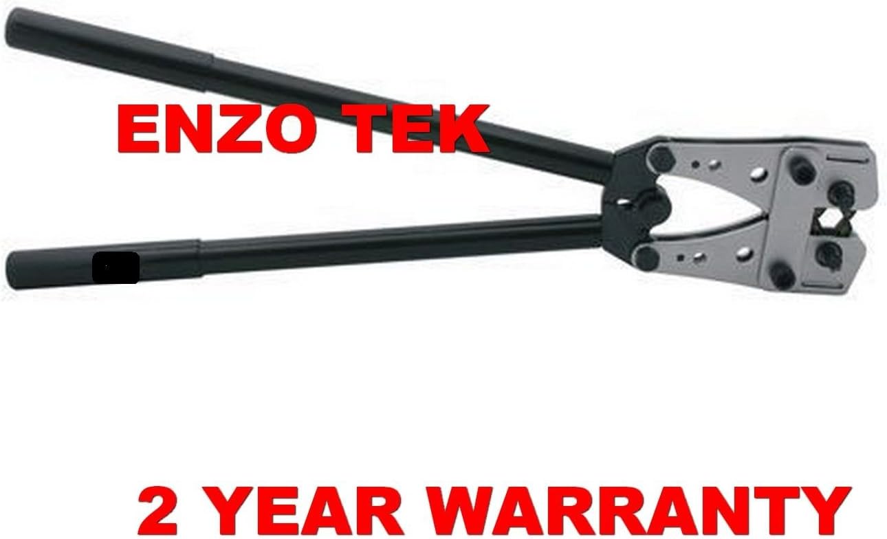 HEAVY DUTY HEXAGON COPPER LUG / BATTERY STARTER TERMINAL CRIMPER TOOL 25MM² 150MM² CRIMPING TOOL 2 YEAR WARRANTY electrical terminals mechanical motor boat marine plant machinery cars auto copper tube hand crimping tool copper / wire cable copper lugs connectors cable t clamps round clamps ultra grip crimpers