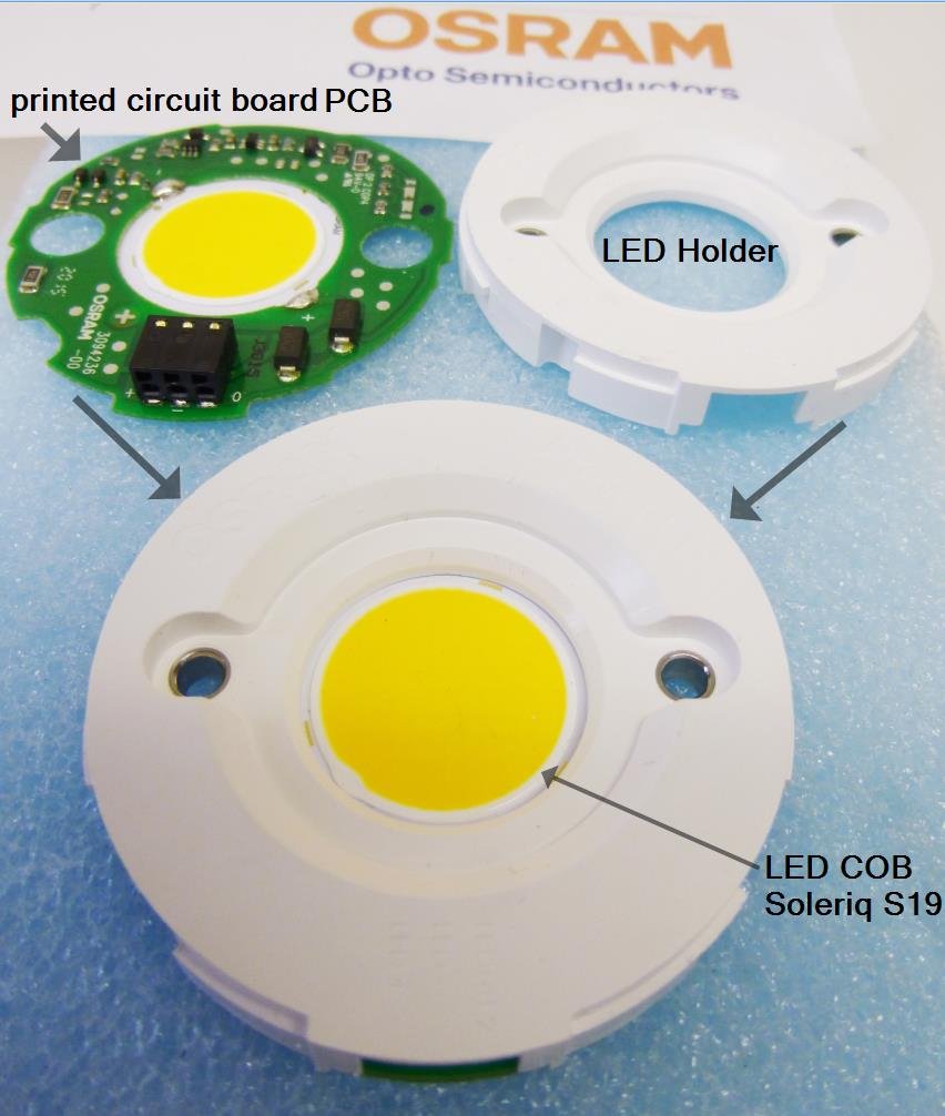 1 sztuka OSRAM PrevaLED Core Z4 moduł LED z COB S19 LED | 4000 K | neutralny biały | CRI 82 | 5000 lm | 41 W | 48 V | 860-1400 mA | PL-CORE-Z4-5000-840