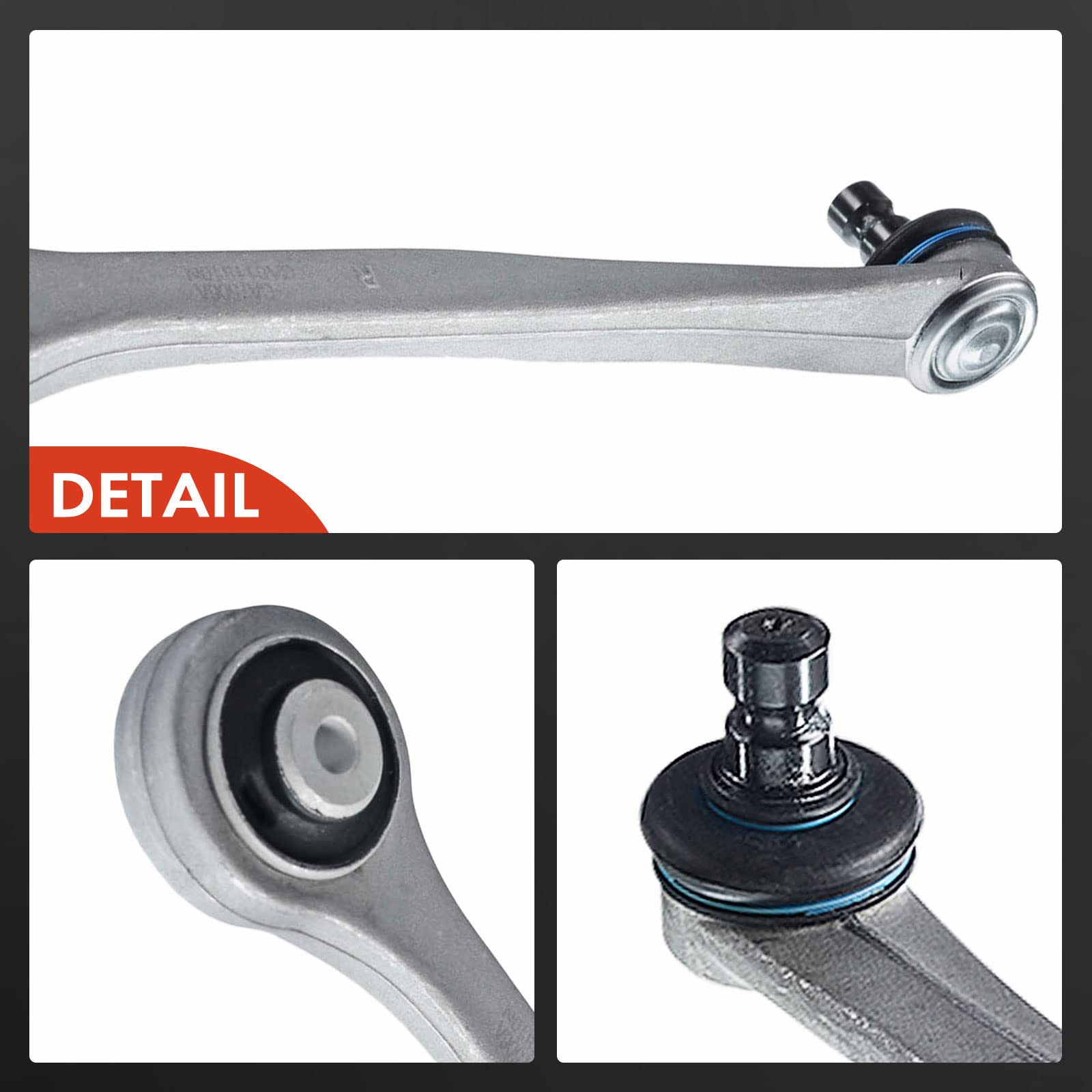 Frankberg Braccio di controllo Braccio oscillante Braccio triangolare Compatibile con A4 Avant 8K5 A4 8K2 A5 Sportback 8TA A5 8T3 A5 Cabriolet 8F7 Replace# 8K0407506A
