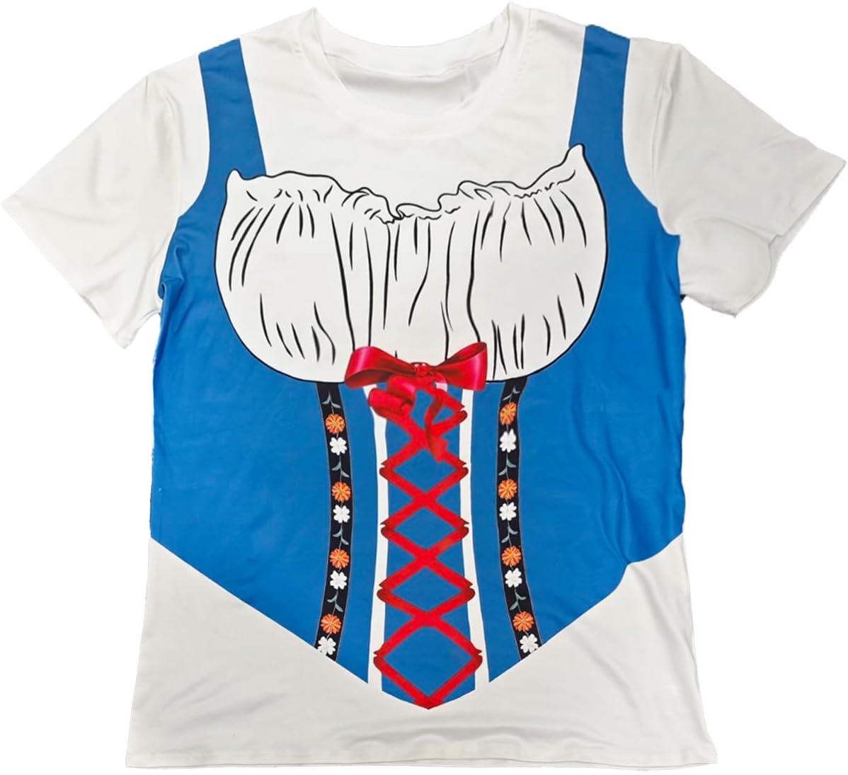 Oktoberfest Shirts for Women German Bavarian Costume T-Shirt Bier Festival Novelty Tee Tops