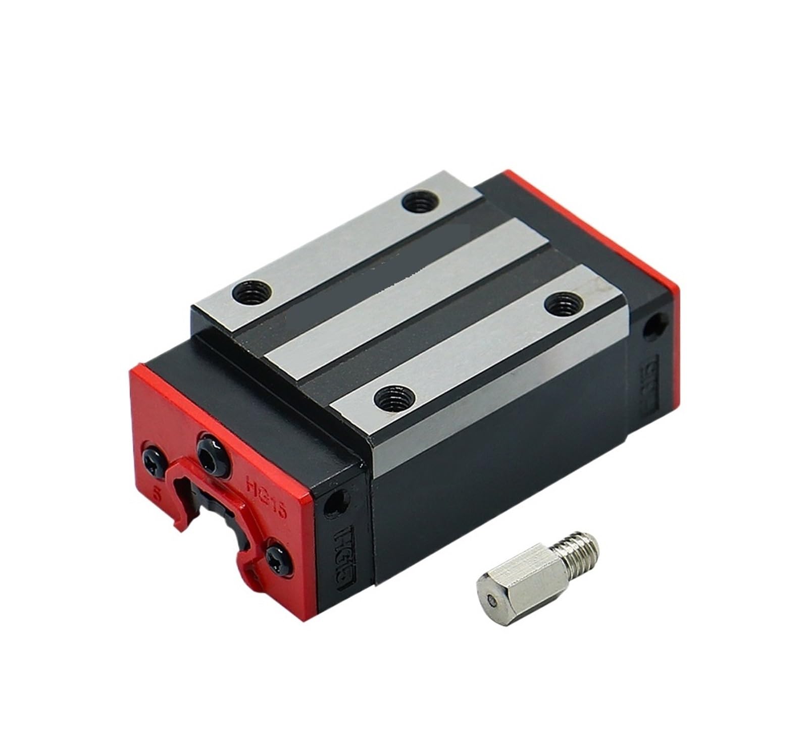 Sliding Rail Linear Bearing Slider HGH15CA HGW15CC Linear Guide Block HGR15 Square and Flange Carriages Linear Rail Bearing for CNC Router (Color : HGH15CA)