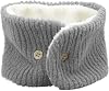 Fleece Lined Neck Warmer Double-Layer Sherpa Fleece Ski Face Neck Gaiter Button Winter Infinity Scarf for Women Men