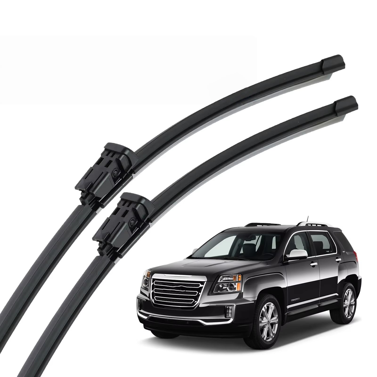 PAPEP Windscreen Wiper Blades for GMC Terrain MK1 2010-2017 24"+17", Front Replacement Wipers OEM Quality Water Repellent Rubber Automotive Windshield