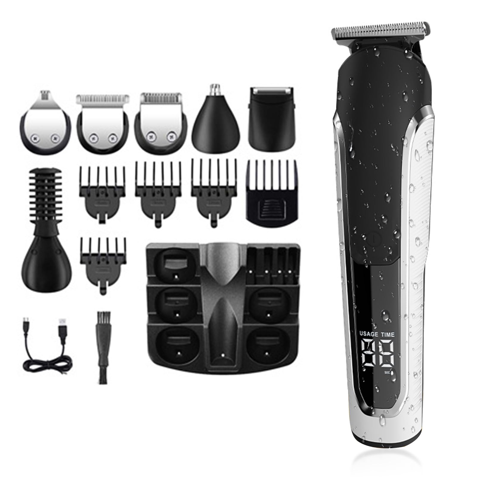 Dioche 6-in-1-Haarschneidemaschinen-Set für Herren, Kabelloser