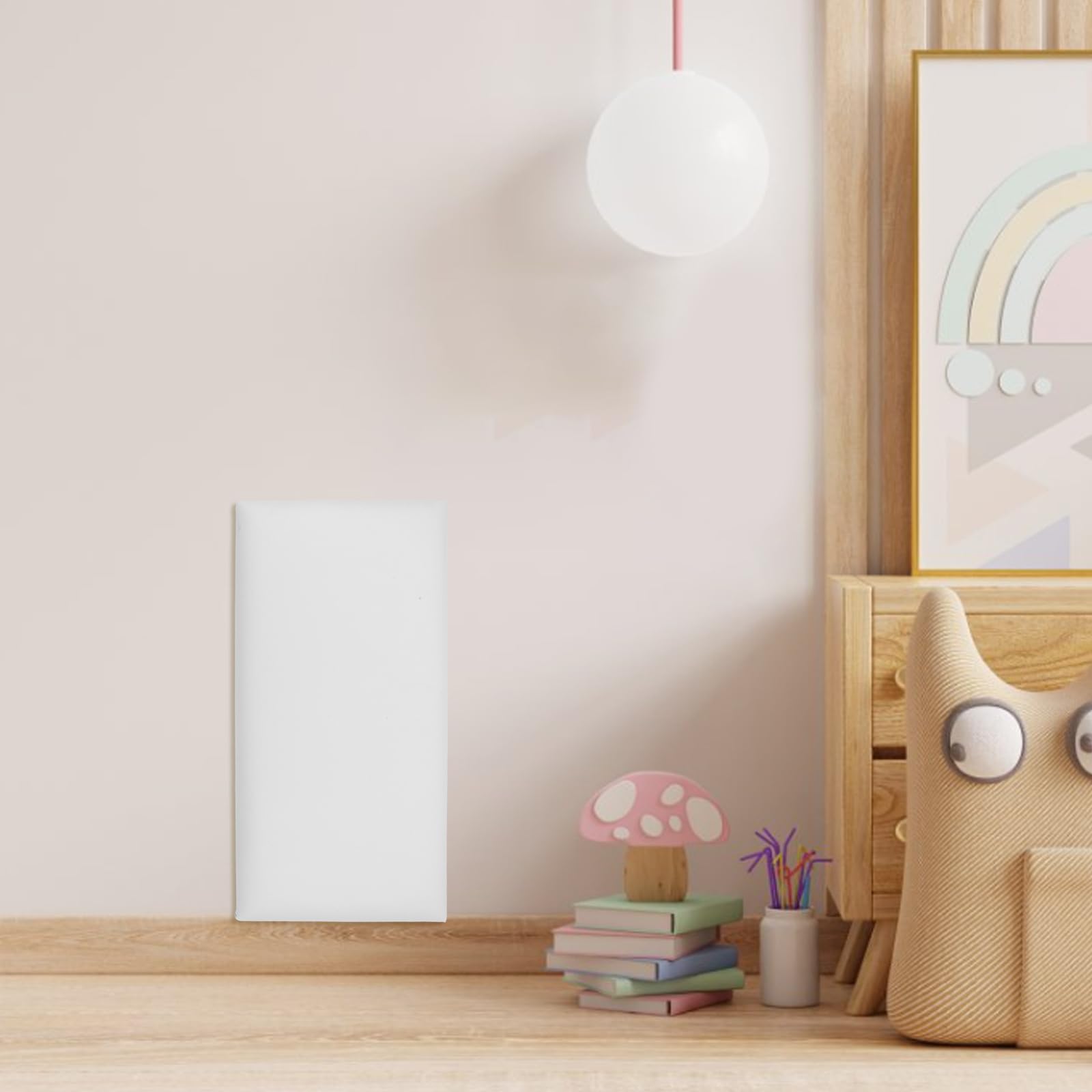 BESTonZON Pannelli Parete Imbottiti Anticollisione 15.75X7.87X5.91In Adesivi Muro Morbidi Per Cameretta Bambini Protezione Angoli Sicurezza Asilo Nido Decorazione Murale Funzionale