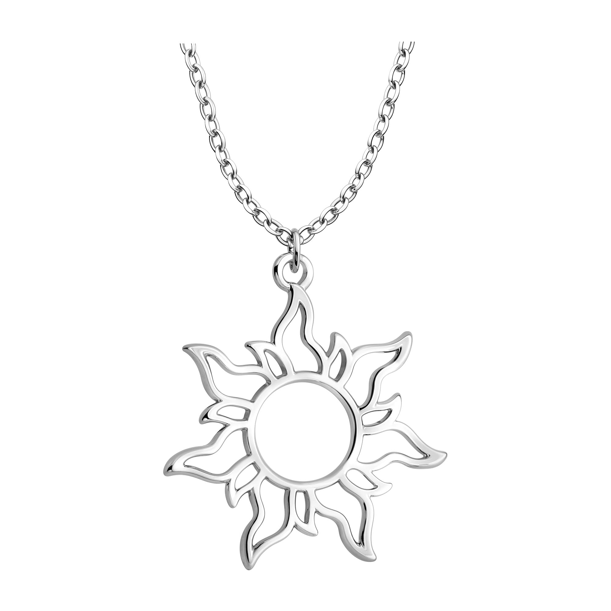 Sofia Milani - Damen Halskette 925 Silber - Sonnen Anhänger