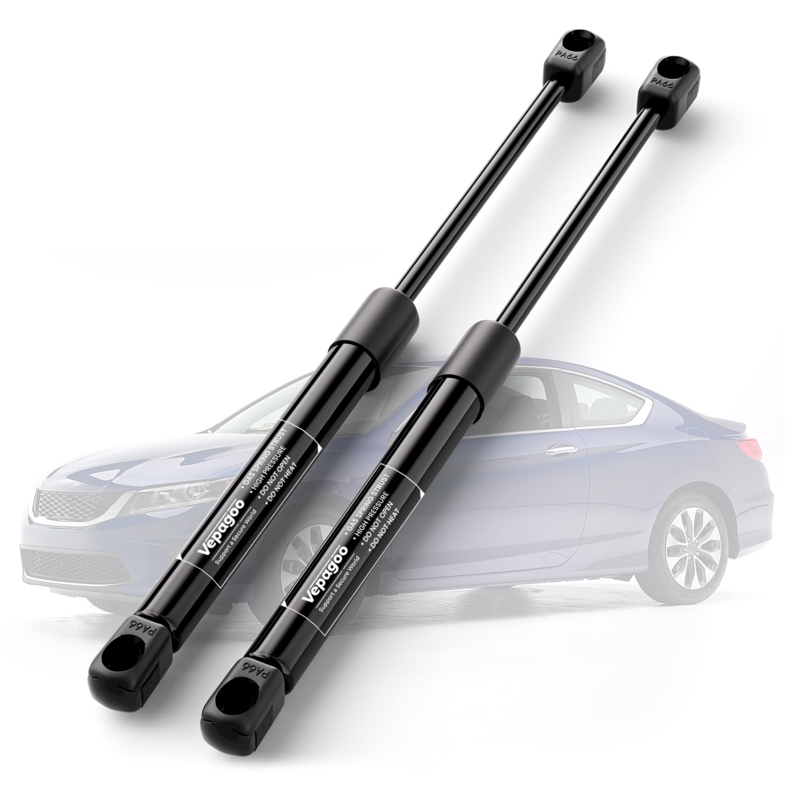 Photo 1 of Vepagoo Front Hood Struts Shocks for Honda Accord Crosstour 2010-2015, Hood Lift Support for Honda Accord Crosstour Base/EX/EXL, EXL 2010-2011, 74145TP6A01, 2 Pcs