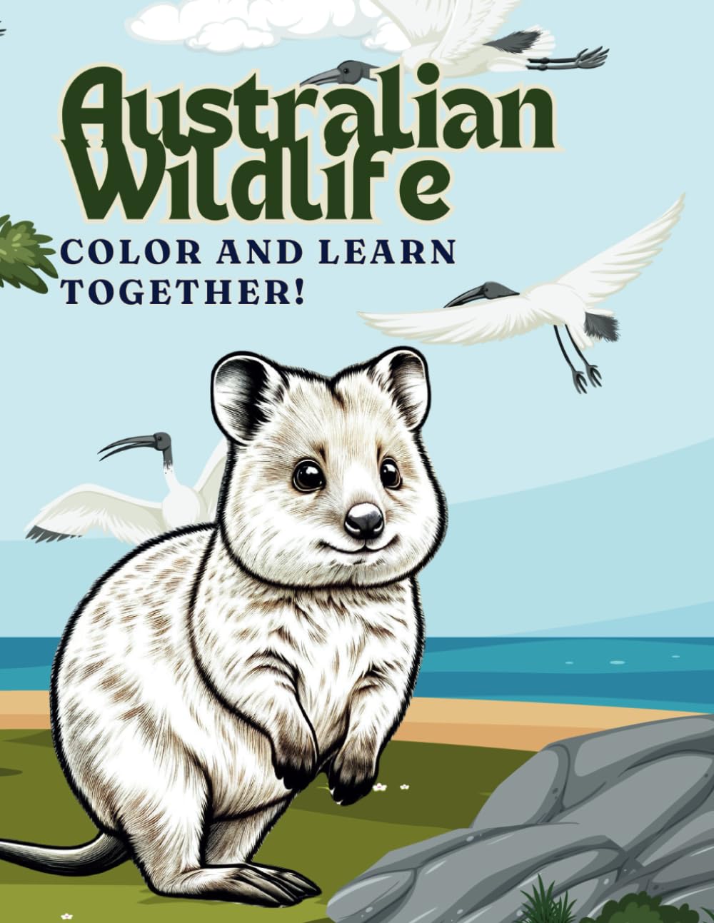 Australian Wildlife: Color and Learn Together!