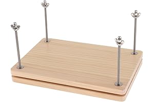 Practical Book Binding Tool Wooden Book Press for Home DIY Bookbinding C