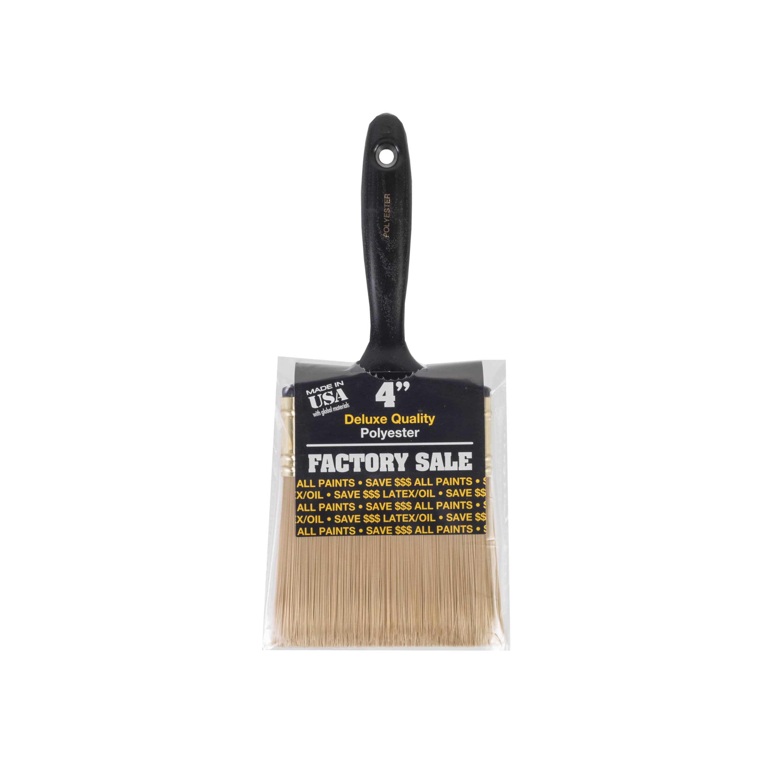 Wooster Brush 4IN P3974-4 Factory Sale Polyester Paintbrush, -1
