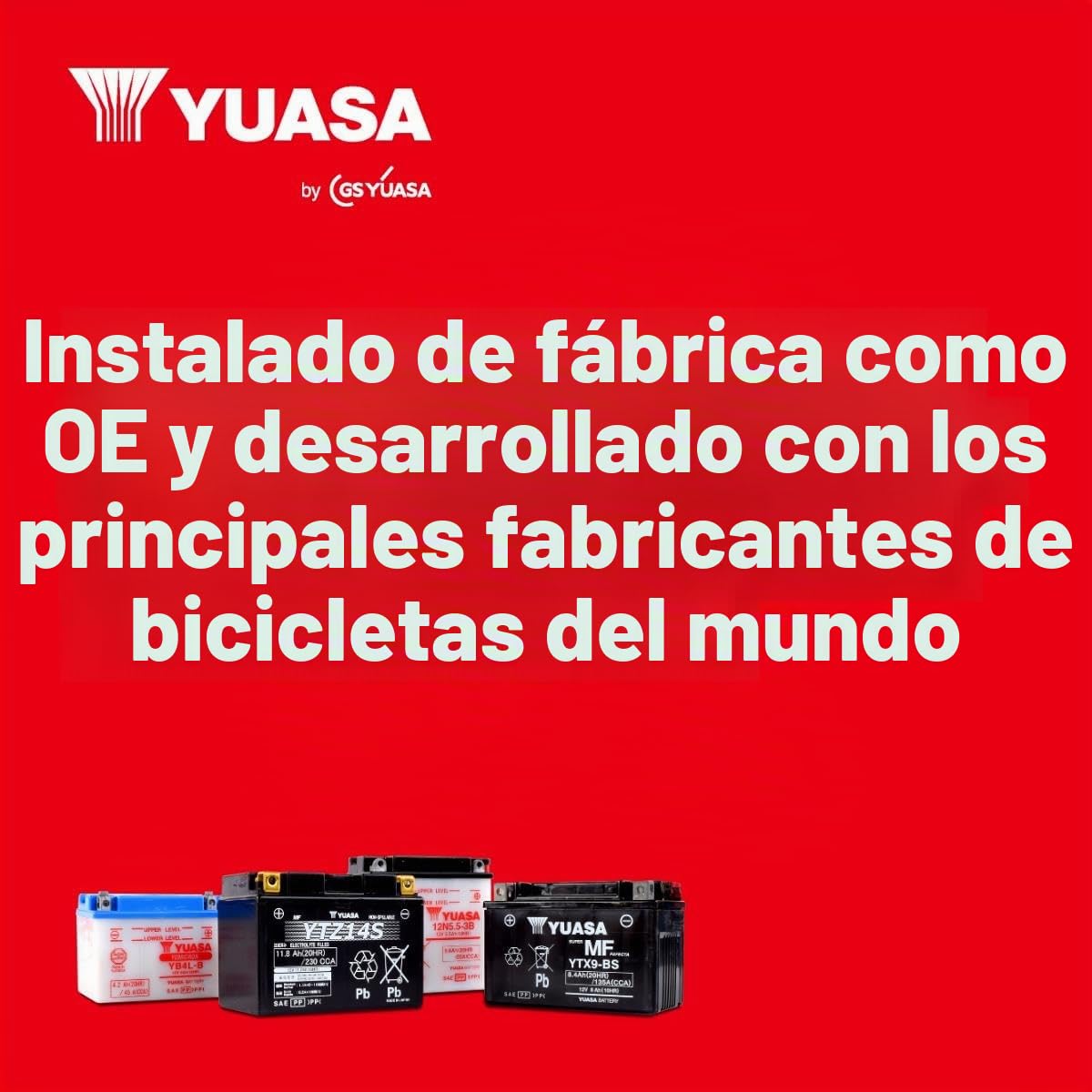 Yuasa TTZ10S 12V 190 CCA Batería VRLA para moto libre de mantenimiento precargada y lista para instalar | Prellenado y listo para instalar, fiable y duradero, diseño resistente, rendimiento de larga duración