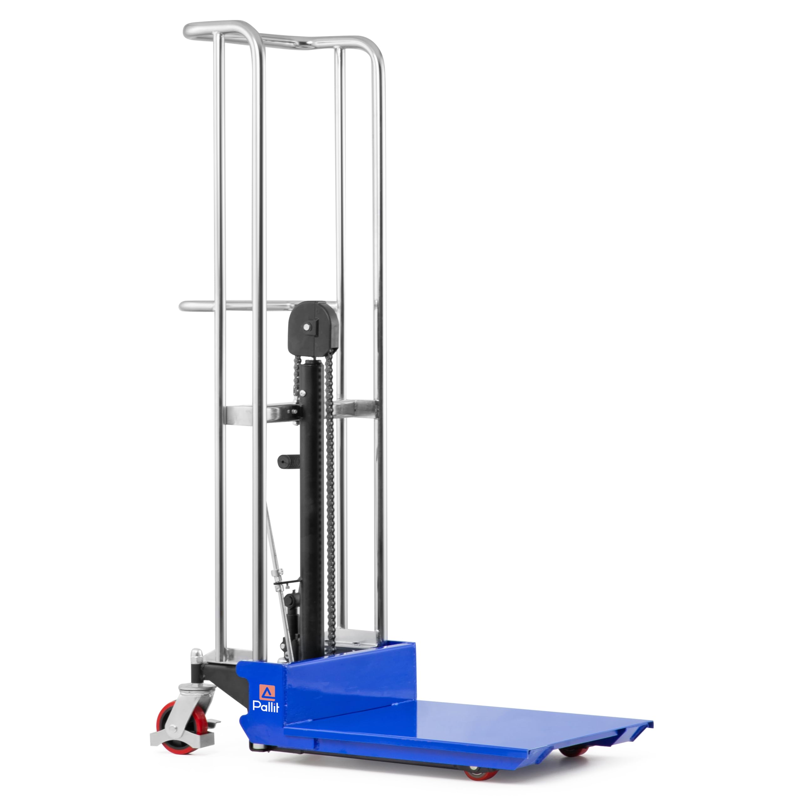 Pallit Minilifter Hochhubwagen GO mit abnehmbarer Plattform | Tragkraft: 400 kg | Hubhöhe: 850 mm | Plattform: 650x576 mm