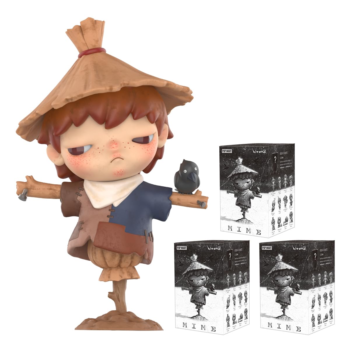 POP MART Hirono Mime Seria 3 Szt. - Figurki Pop
