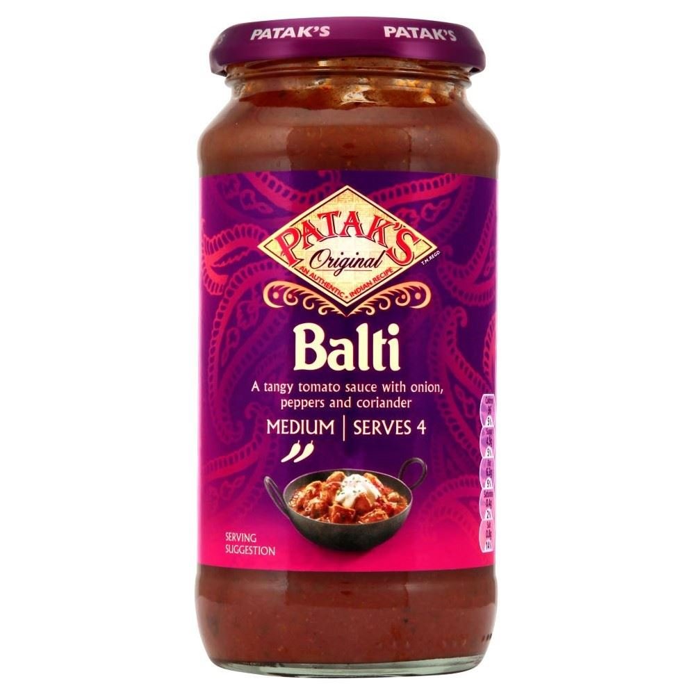 Patak's Balti Salsa De Cocción (450g) (Paquete de 6)
