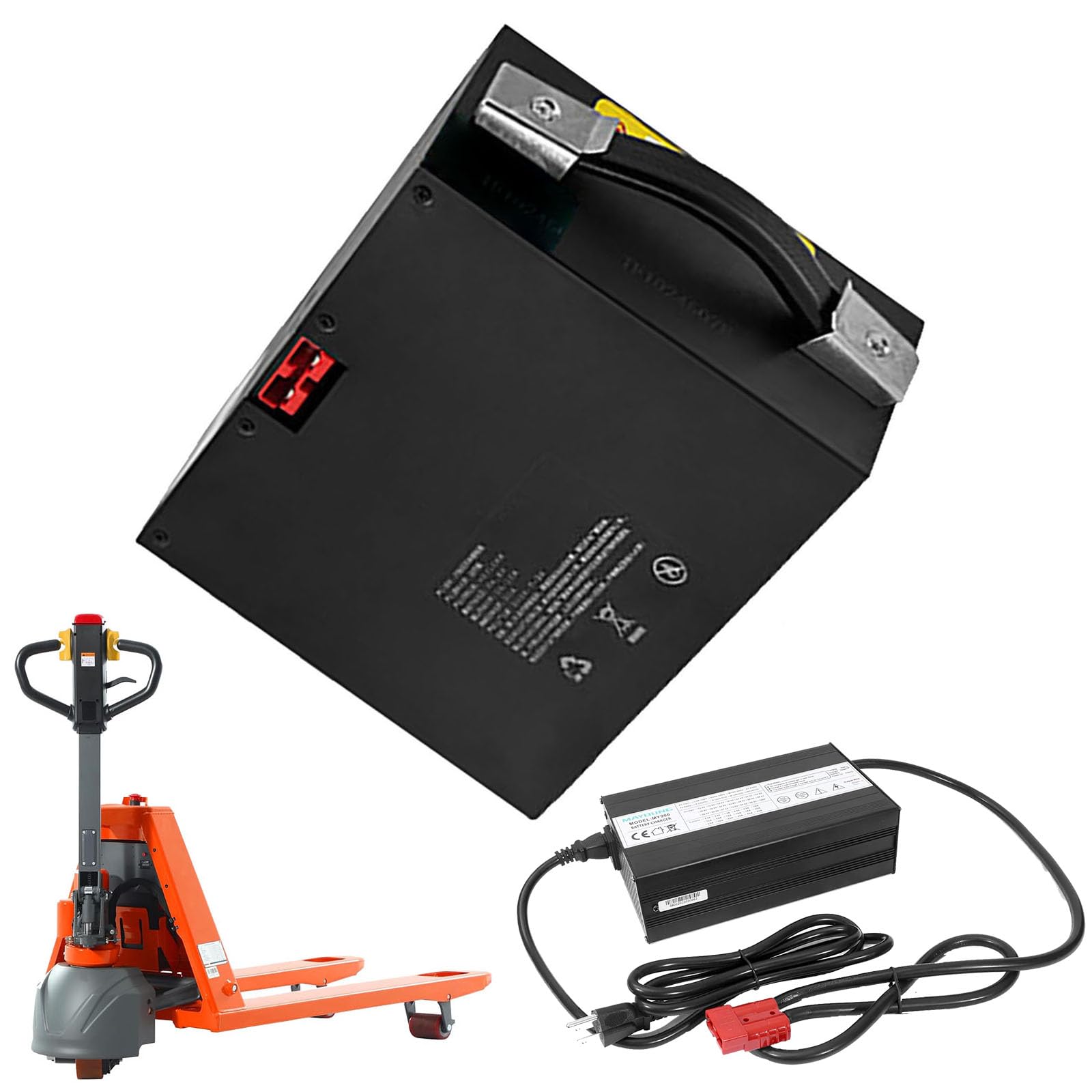 HJGHY Lithium Batteries 48V 10Ah Loading and Unloading Truck Battery 48V 15Ah 20Ah Electric Forklift/Transporter Battery with Charger for 0-960W Motor,48V10Ah