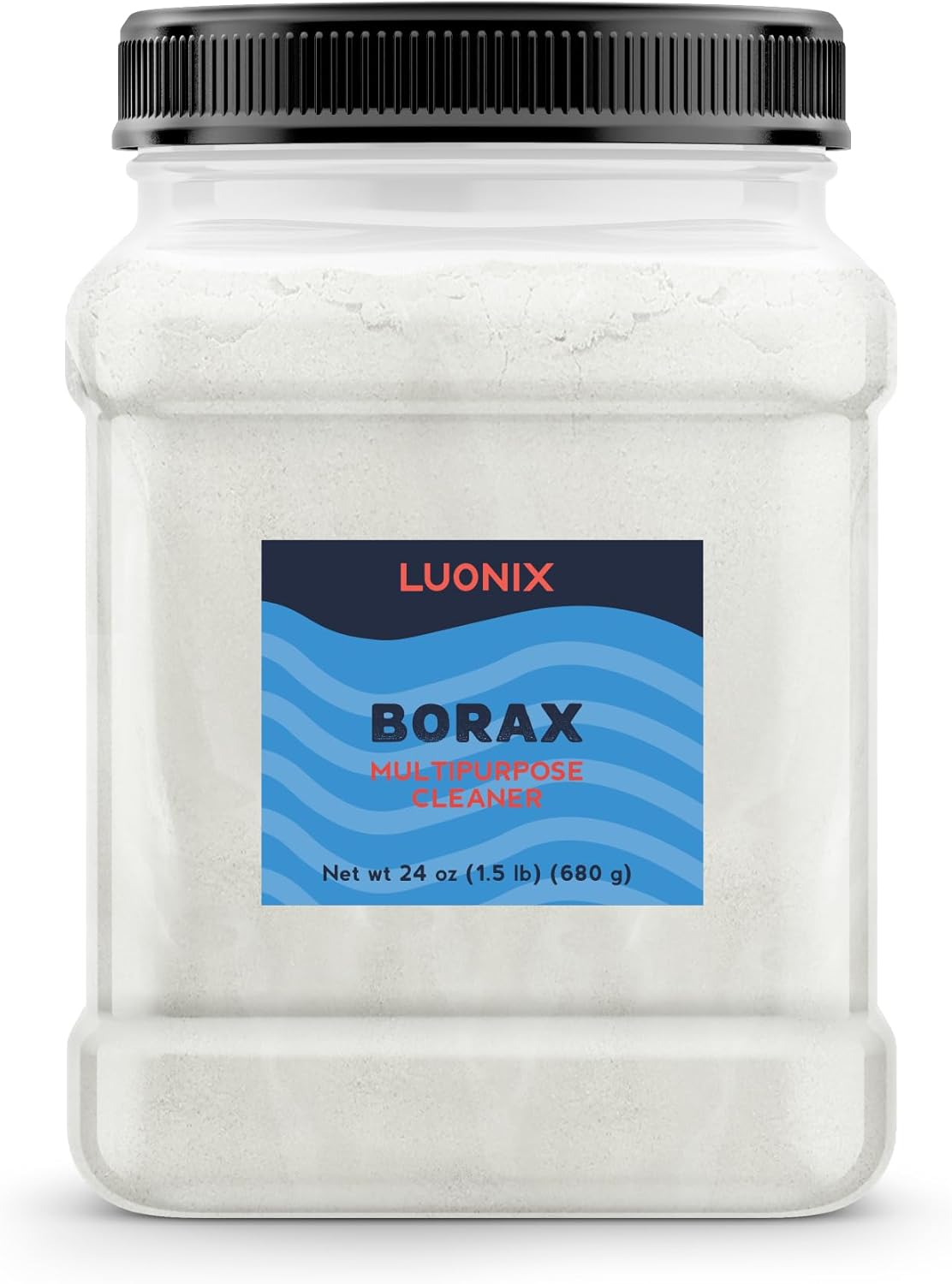 Luonix Borax, 1 Gallon Bucket, Multipurpose Cleaner, Laundry Additive