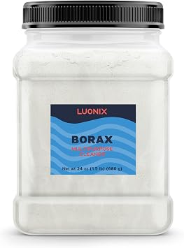 Luonix Borax, Multipurpose Cleaner, Laundry Additive (24 Ounce)