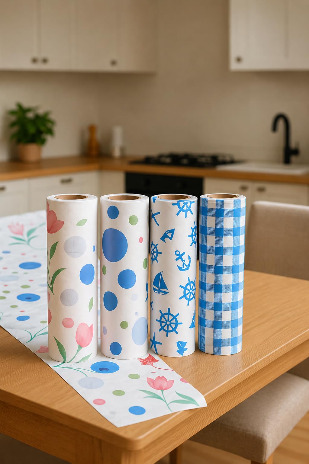 Nistabolje 40 Adet Kullan At Masa Örtüsü Sıvı Geçirmez(4 Rulo) Tek kullanımlık 100x120 cm Sofra Kağıdı